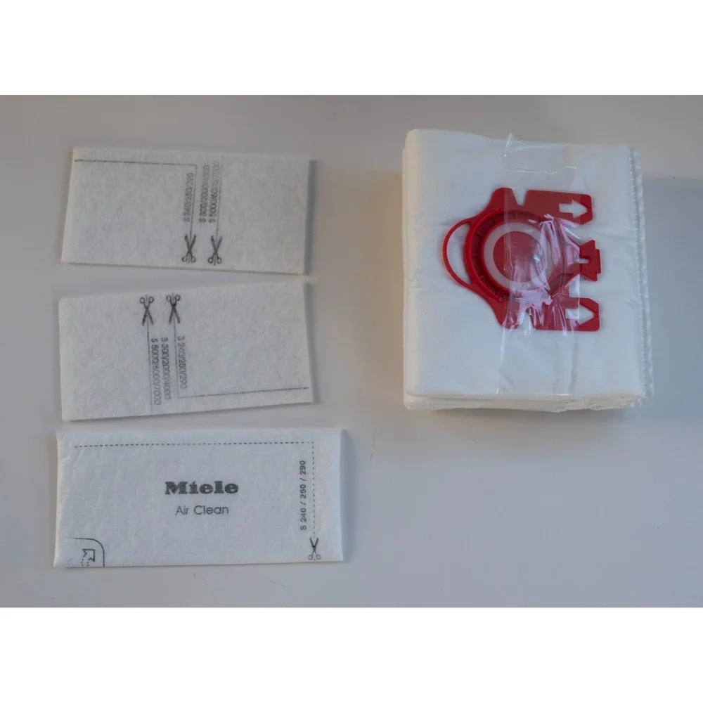 3 Official Miele GN FJM HyClean 3D Efficiency Pure Vacuum Bags & AirClean Filter